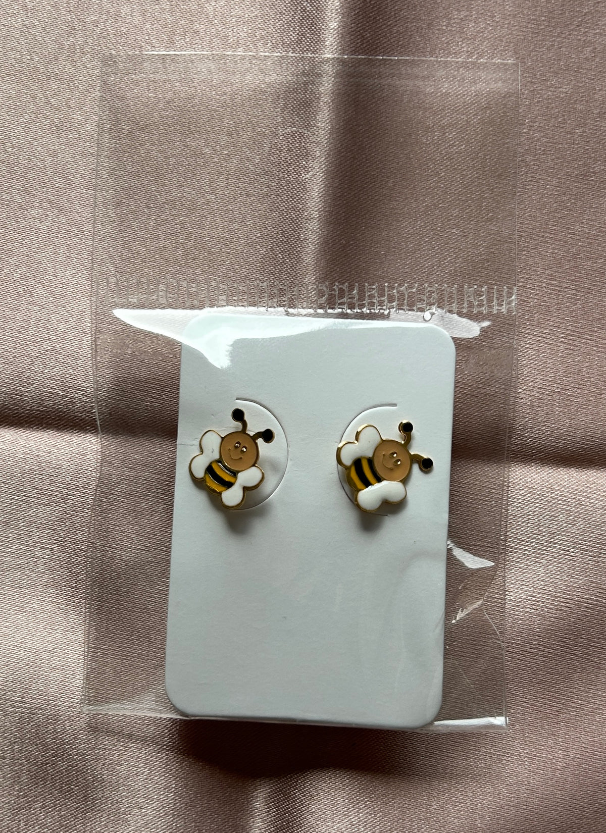 Earrings (Bees) 18K gold plated - Kids/ Toddlers -