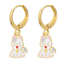 Earrings - cat - Kids/ Toddlers 18K gold plated