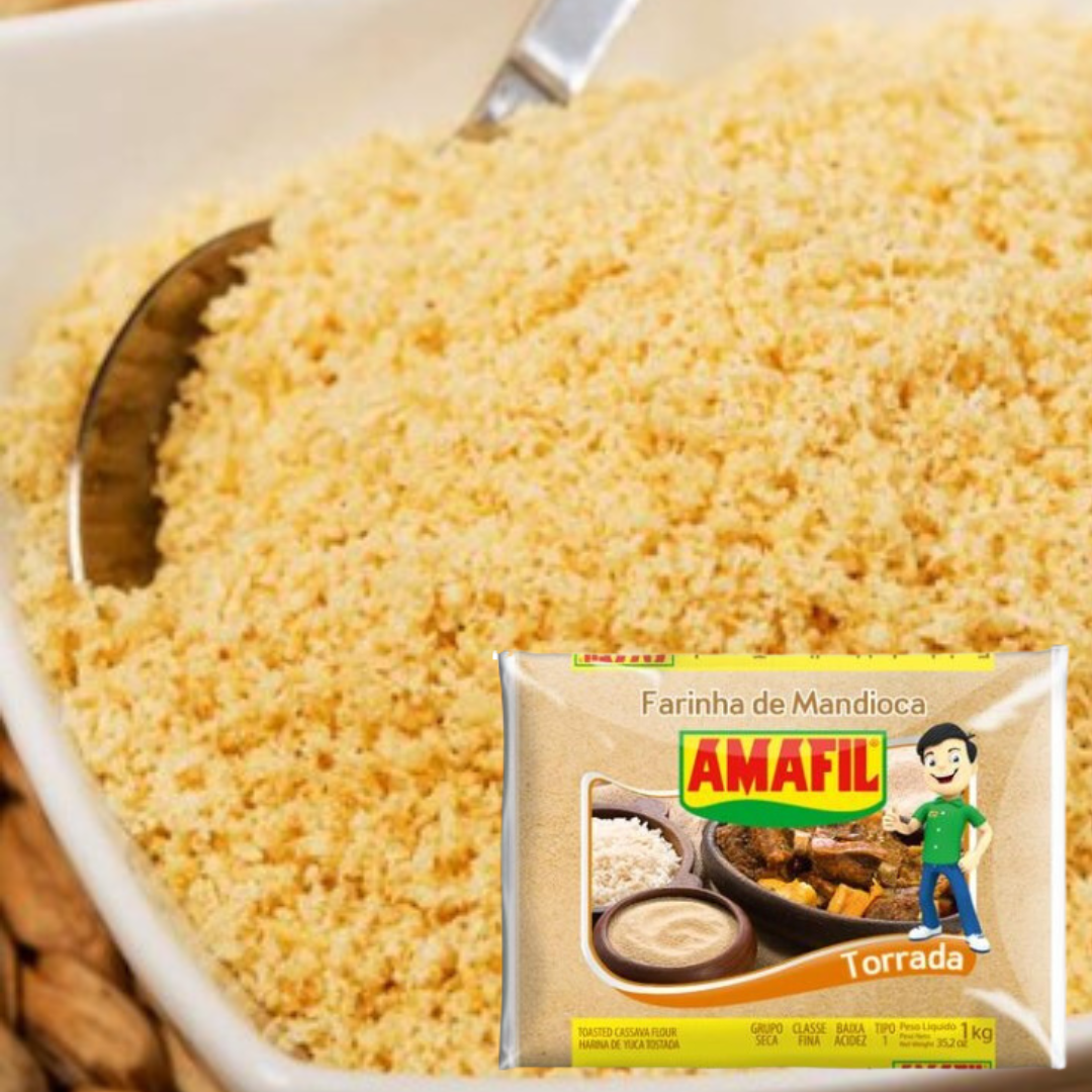 Farinha de Mandioca Torrada (Amafil) - 1Kg