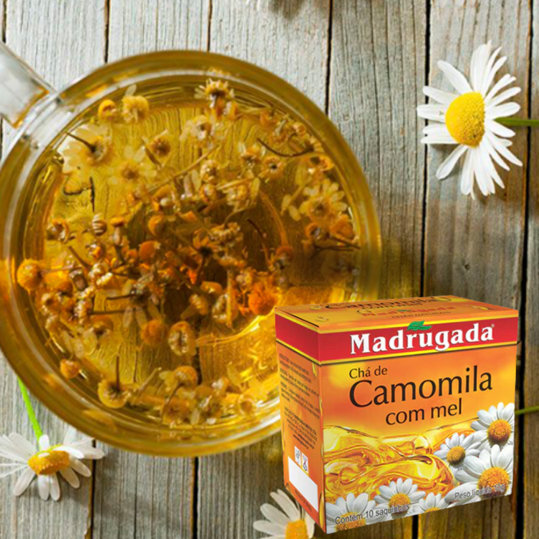 Cha de Camomila com mel (Madrugada) - 10g