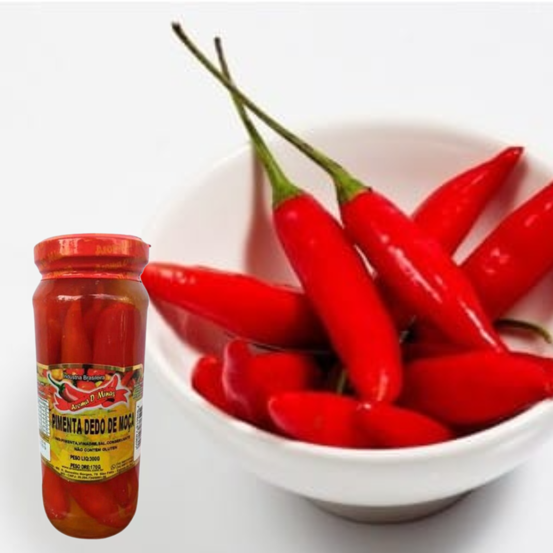 Pimenta dedo de moça (Aroma de Minas) - 300g (Coada 170g)