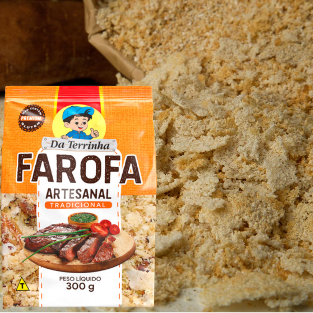 Farinha de Mandioca artesanal (Da Terrinha) - 300g