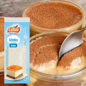 Folhas de Gelatina Incolor (Condi) - Embalagem com 4 Folhas de 7g cada