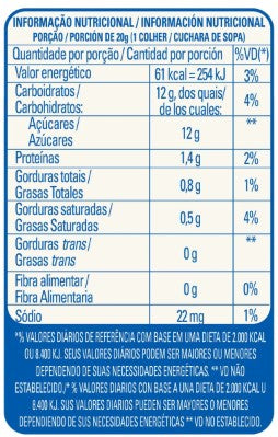 Condensed milk, 2%, Leite Condensado Moça, semi-desnatado (Nestlé) - 395g