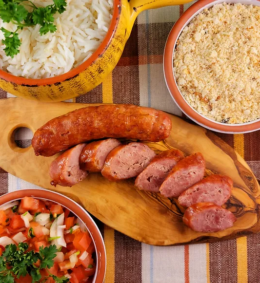 Linguiças brasileiras, vários tipos e tamanhos (Brazilian Sausages - Various Types and sizes) - Casa Mineira