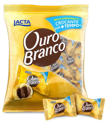 LACTA - Chocolate Ouro Branco - 1Kg