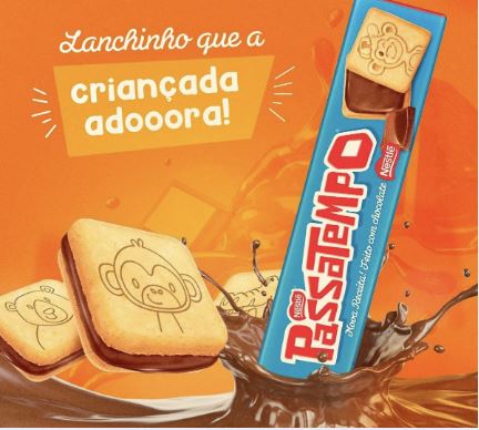 Passatempo cookie with chocolate, 130g (Nestlé)